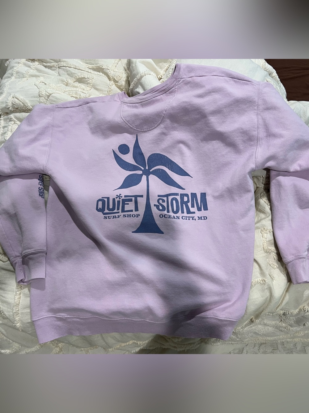 Quiet storm surf shop crewneck